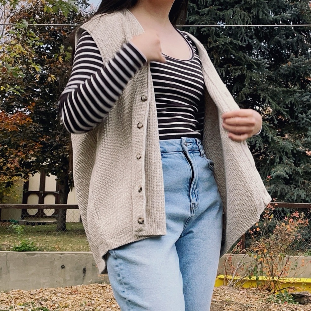 Vintage Eddie Bauer V Neck Sweater Vest
